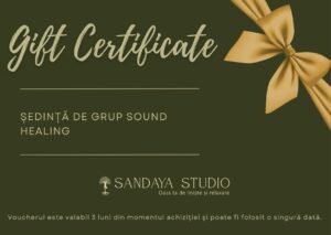 Voucher Sedinta de grup Sound Healing