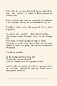 Pachet de carduri oracol „Recunoștința – Cheia Bucuriei” - imagine 3